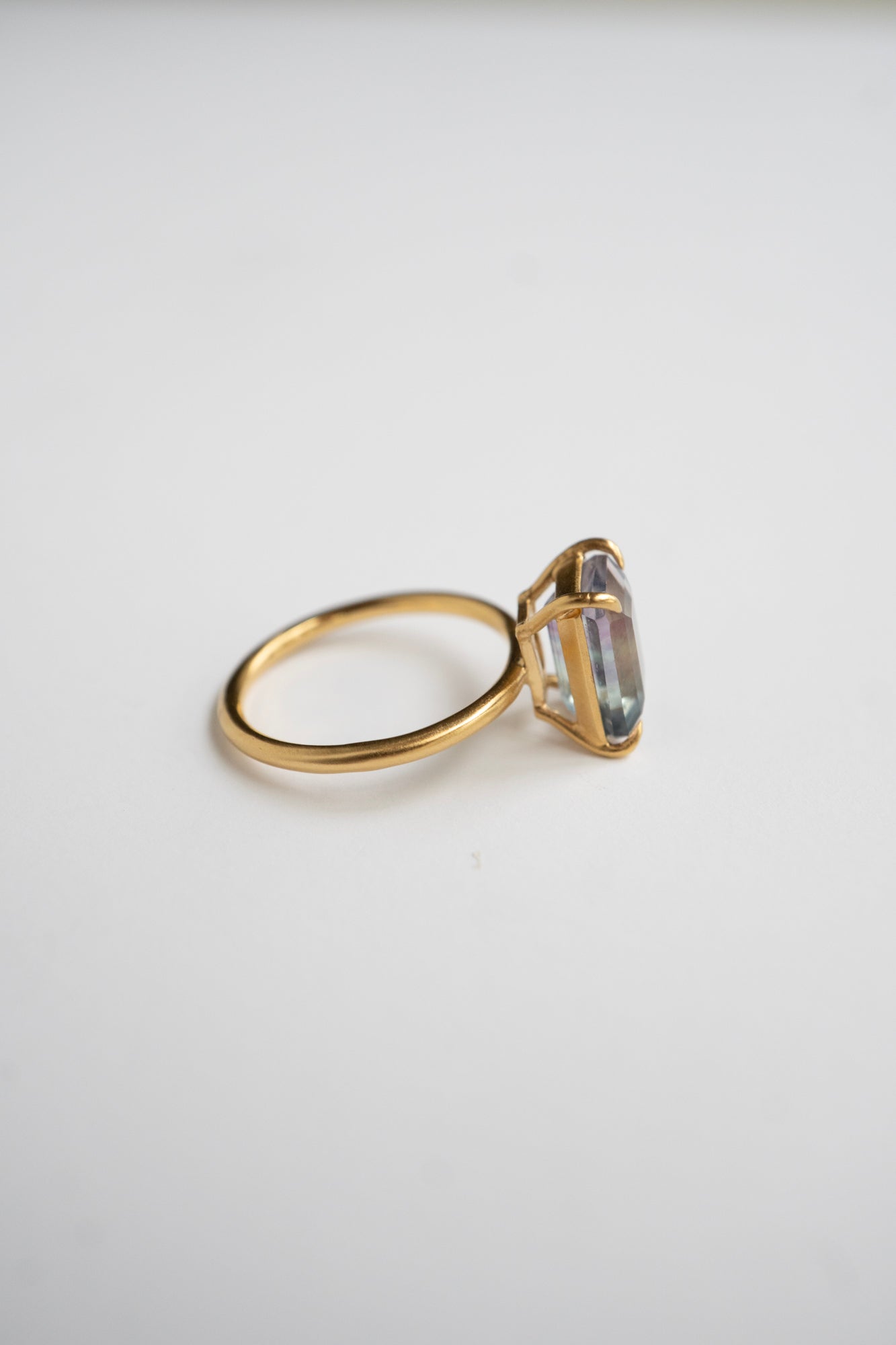 bohem Fluorite Ring Blue /K10