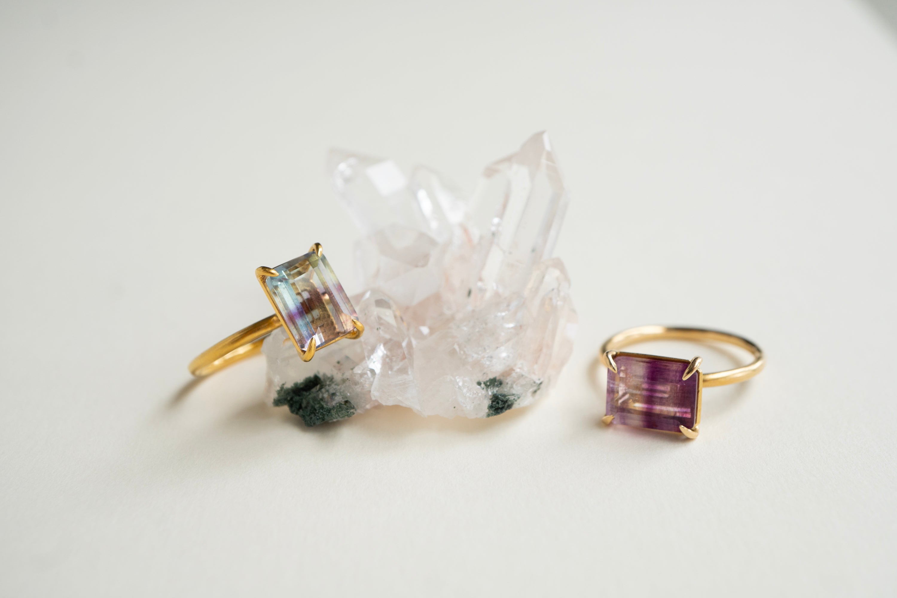 bohem Fluorite Ring Blue /K10