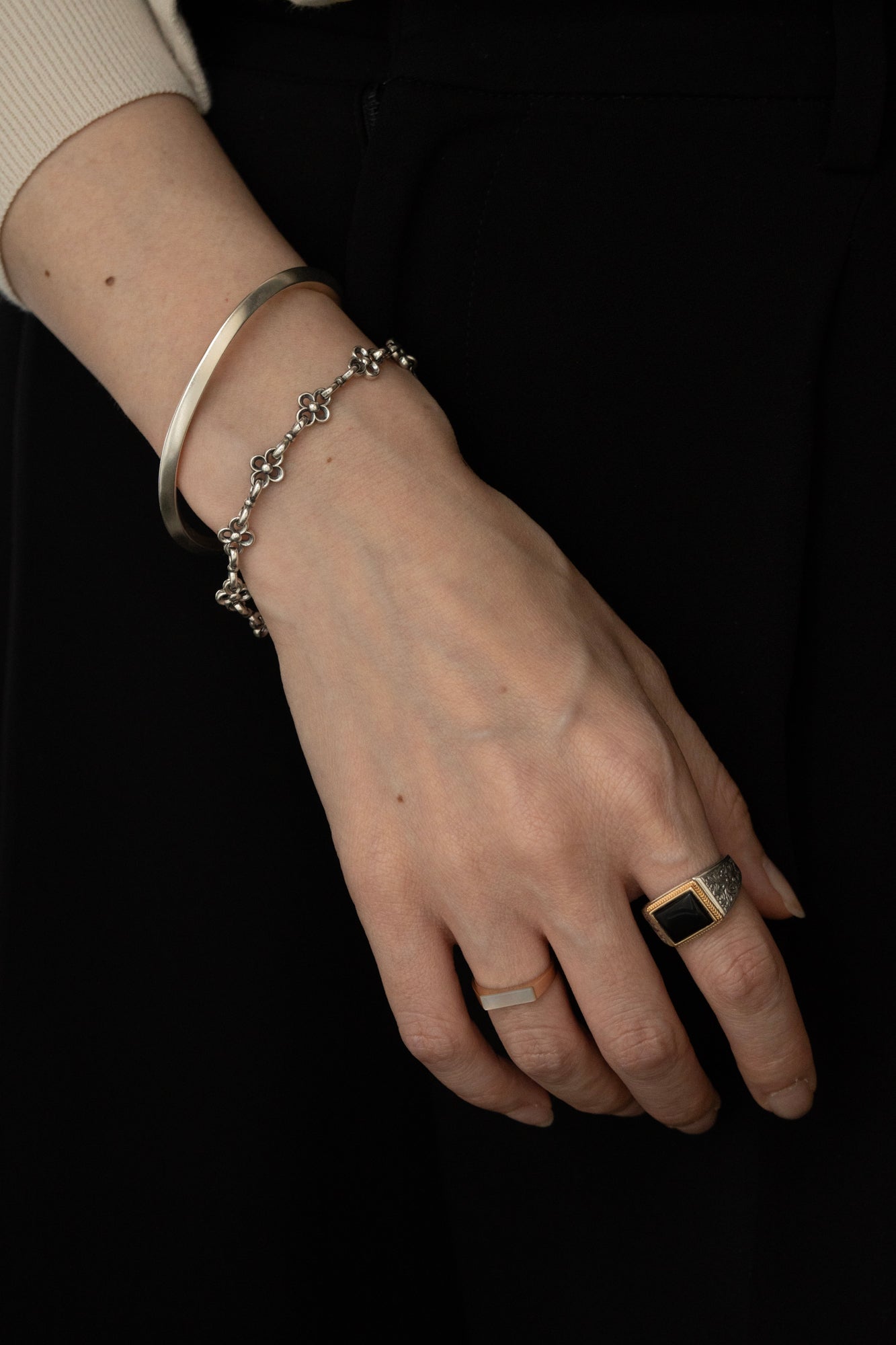 Gerochristo The Flower Chain Bracelet ジェロクリスト フラワー