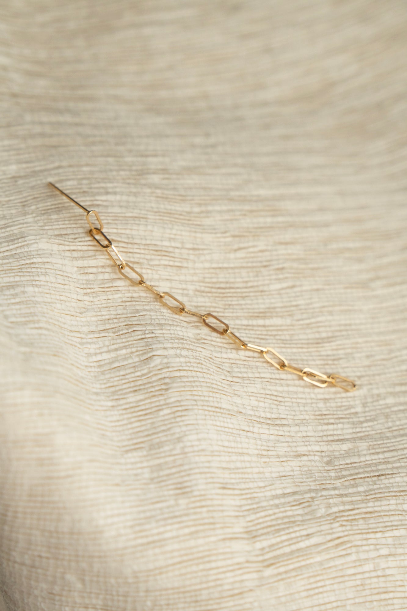 MONAKA jewellery Chain Pierced Earrring /K18