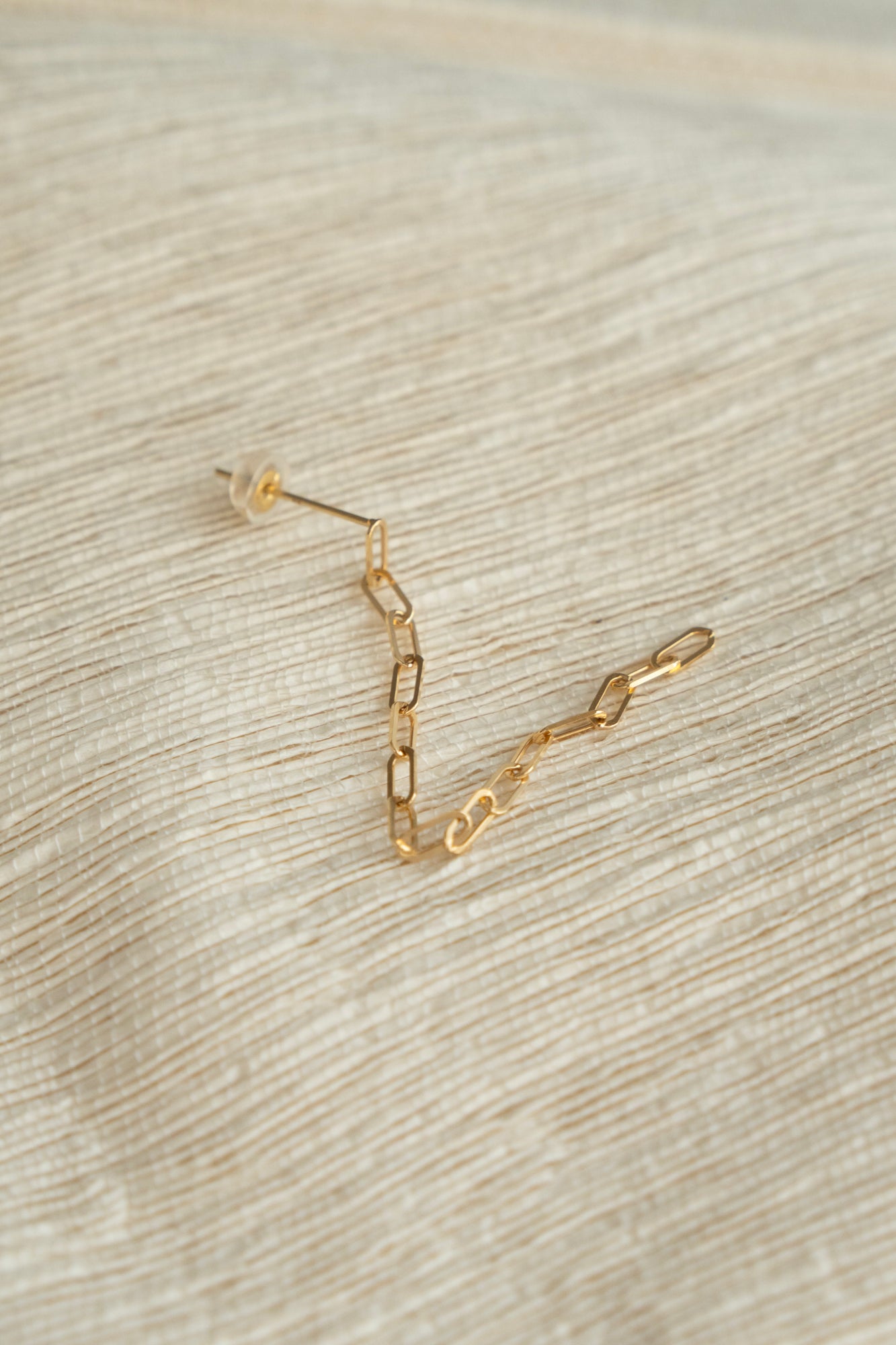 MONAKA jewellery Chain Pierced Earrring /K18