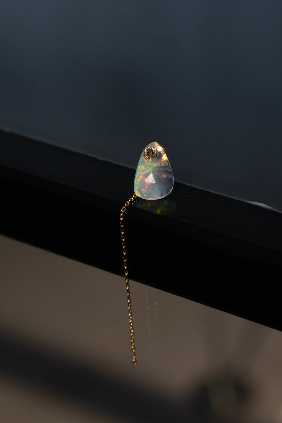 MONAKA jewellery モナカジュエリー flat Opal Pierce オパールピアス K18