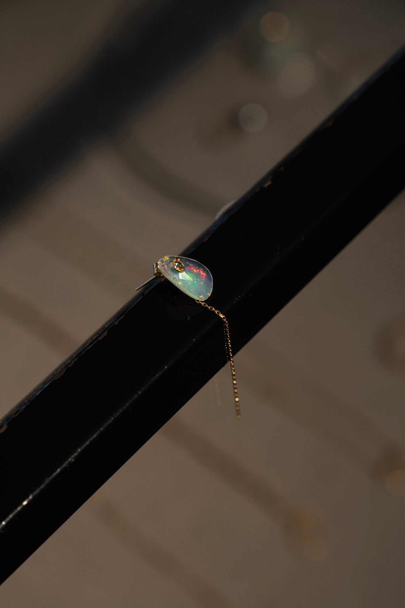 MONAKA jewellery モナカジュエリー flat Opal Pierce オパールピアス K18