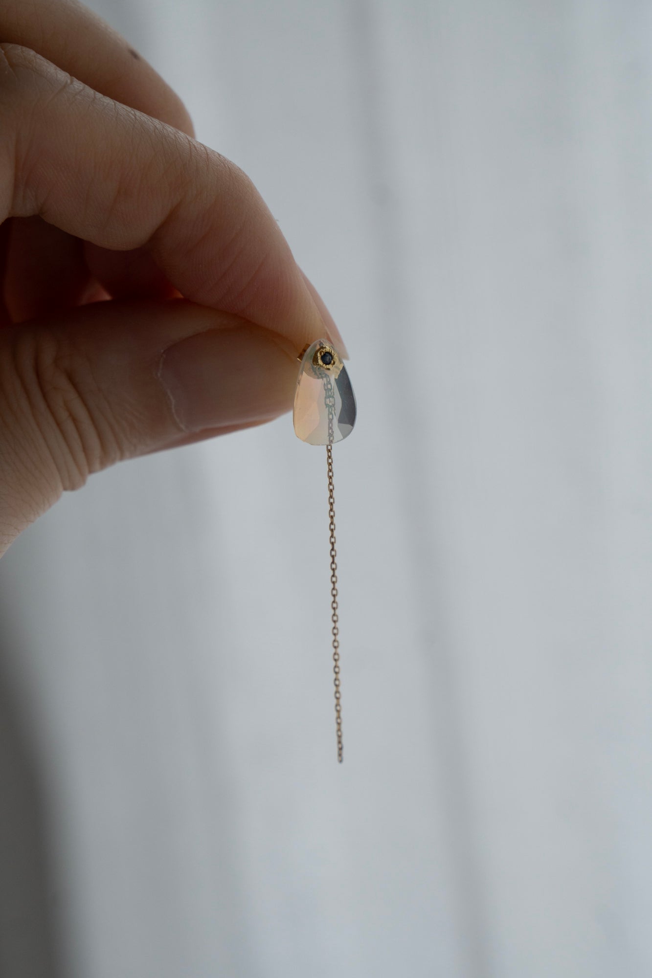 MONAKA jewellery モナカジュエリー flat Opal Pierce オパールピアス K18