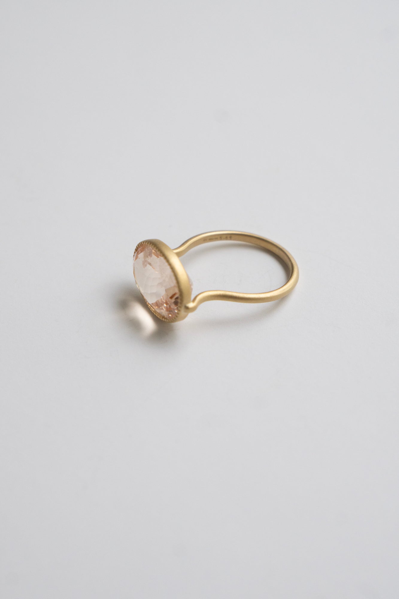 MONAKA jewellery Milgrain Morganite Ring /K18