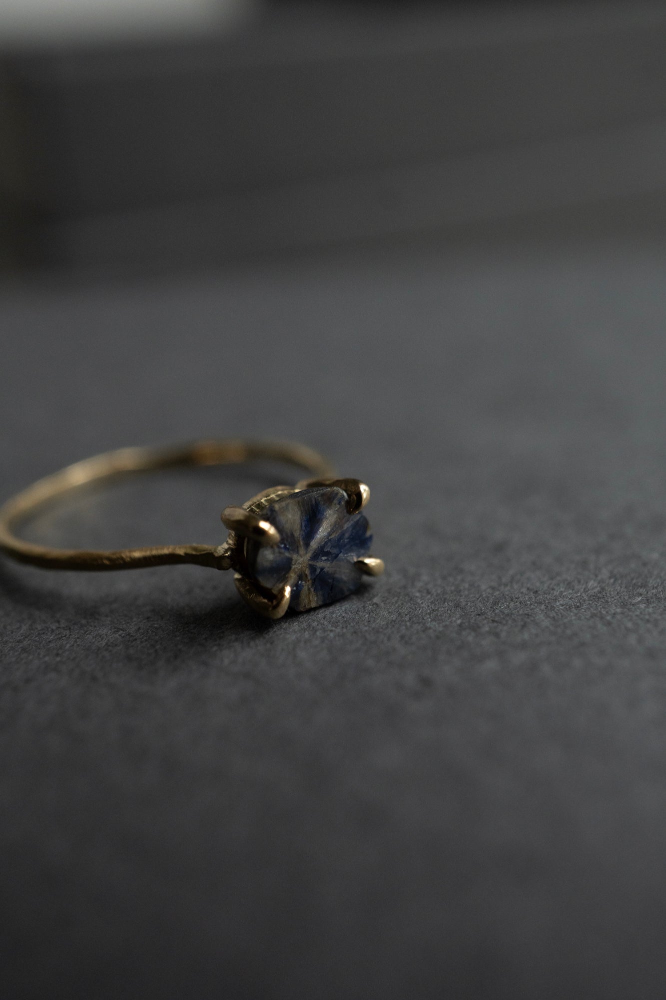 MONAKA jewellery Trapiche Sapphire Ring /K18