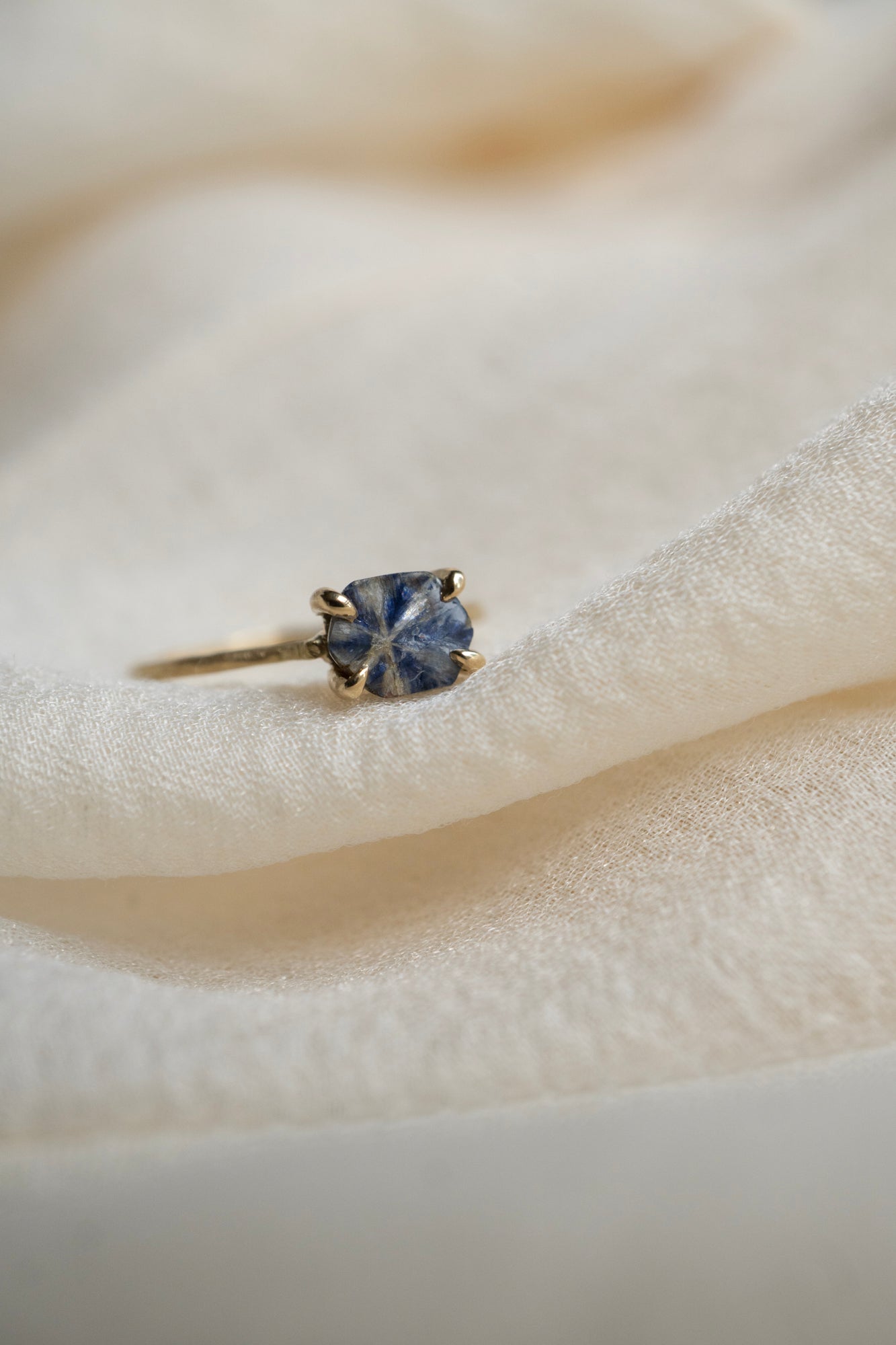 MONAKA jewellery Trapiche Sapphire Ring /K18