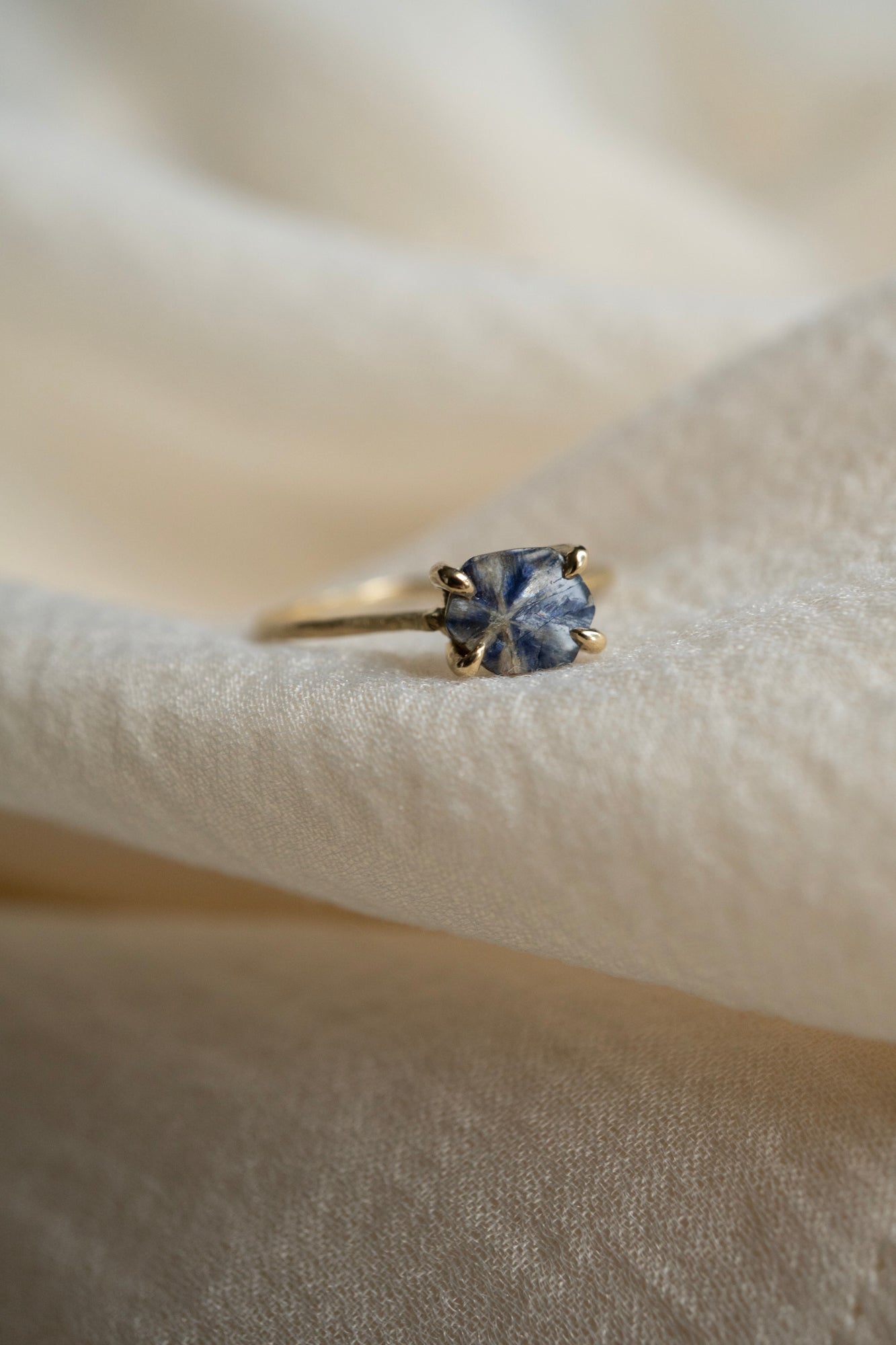 MONAKA jewellery Trapiche Sapphire Ring /K18