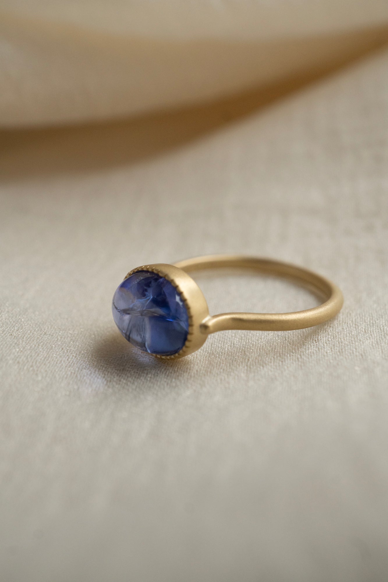 MONAKA jewellery Milgrain Tanzanite Ring /K18