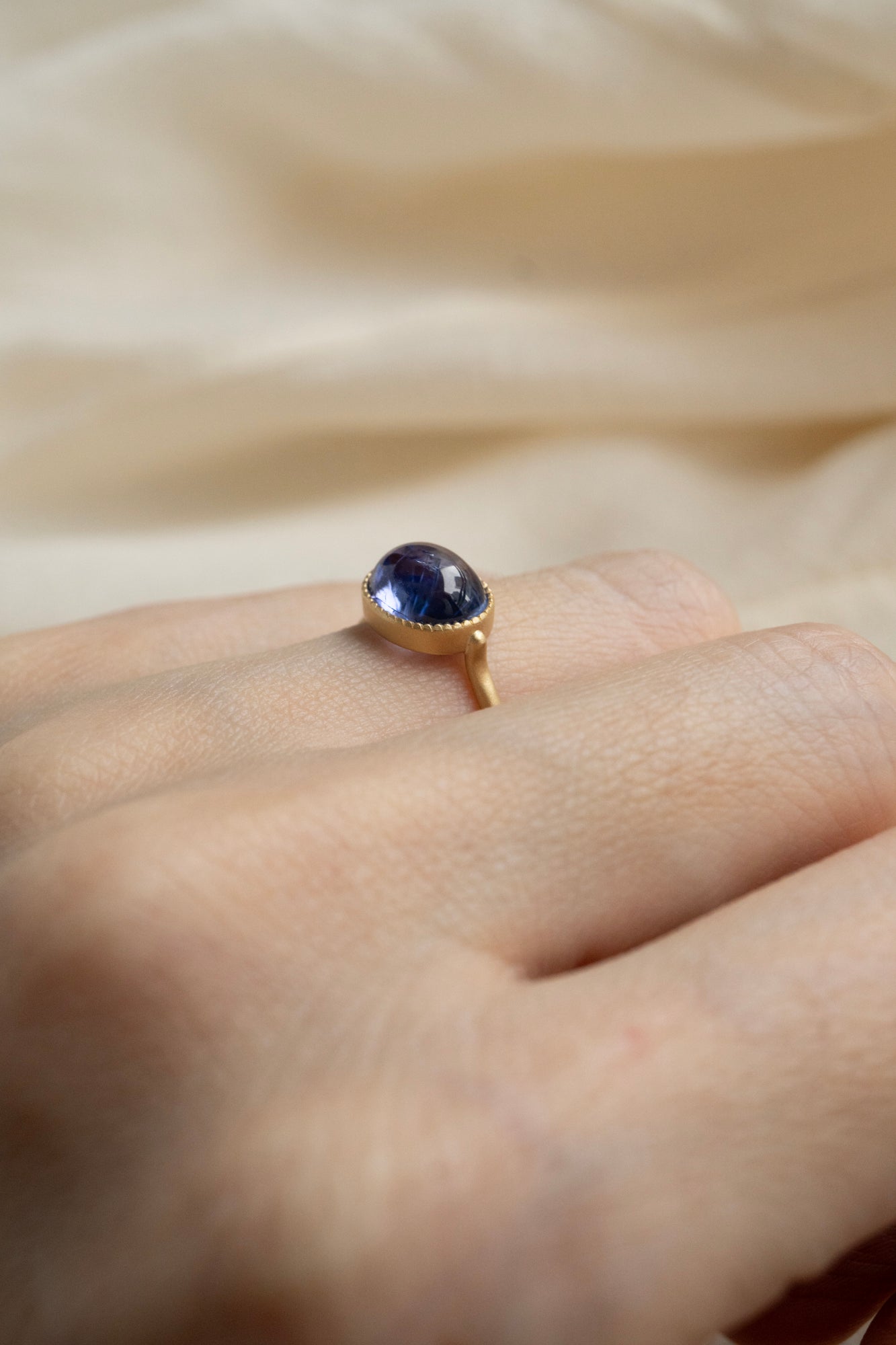 MONAKA jewellery Milgrain Tanzanite Ring /K18
