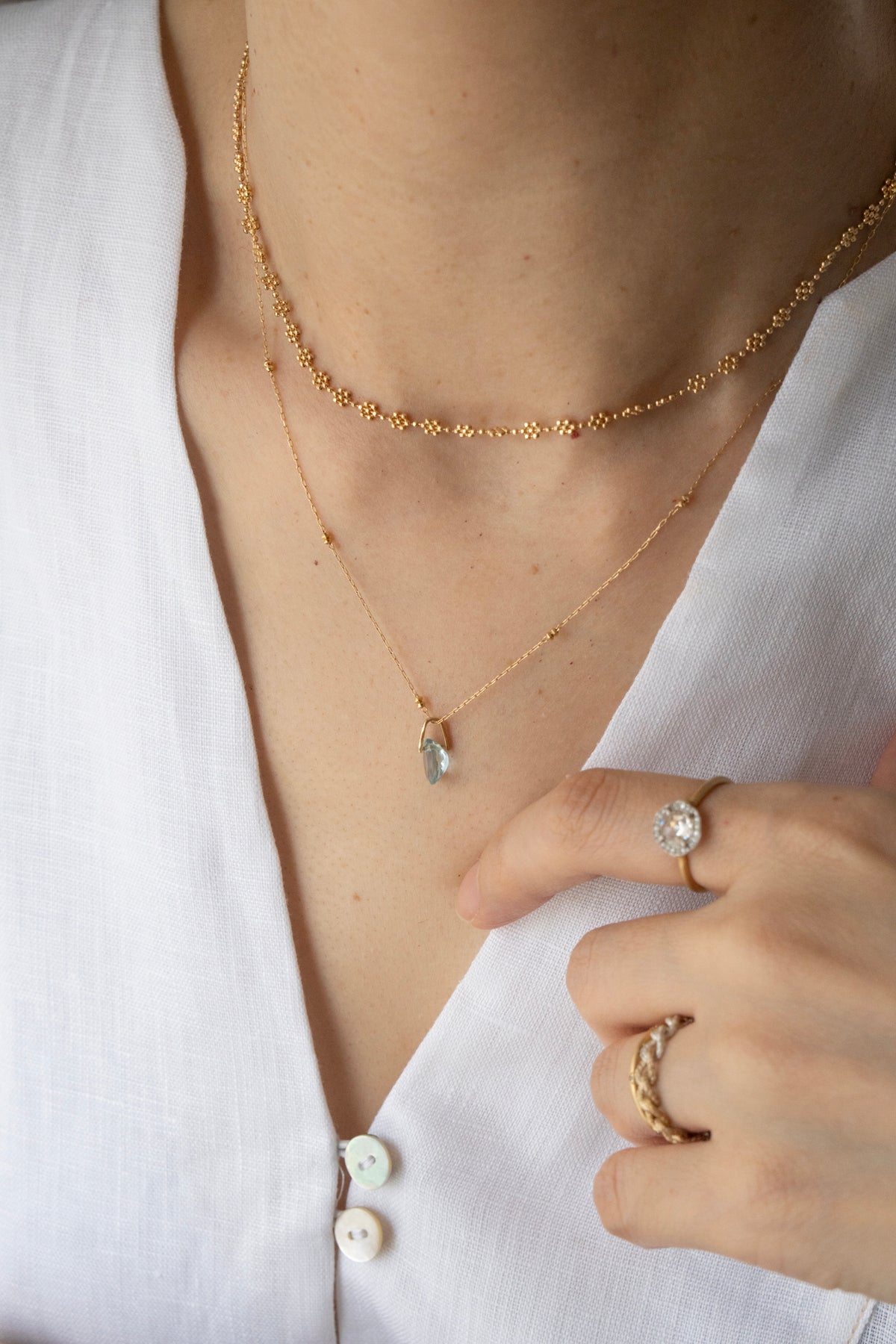 MONAKA jewellery Daisy Necklace /K18