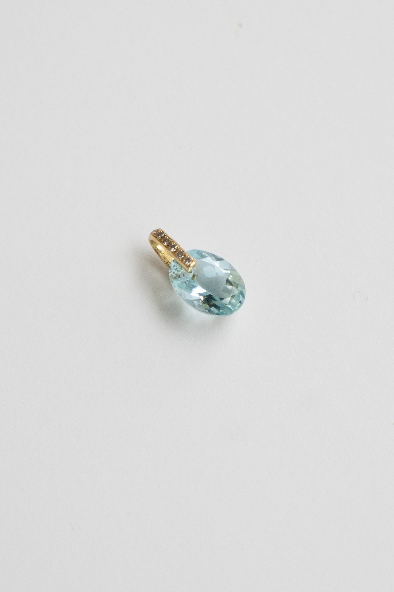 MONAKA jewellery Hibiki Aquamarine Pendant Charm Top /K18