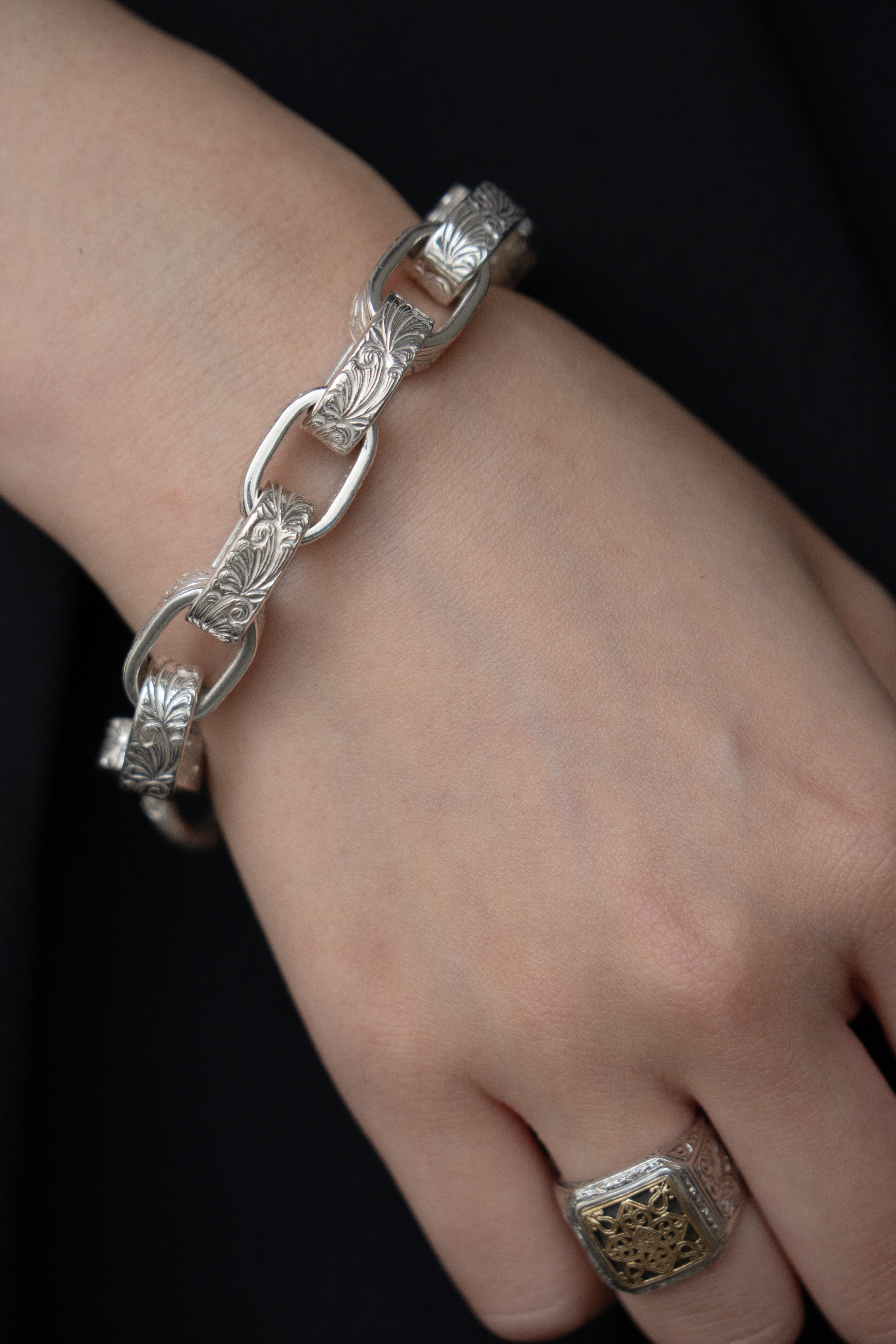 WAKAN SILVER SMITH ワカンシルバースミス Arabesque Hopi Chain