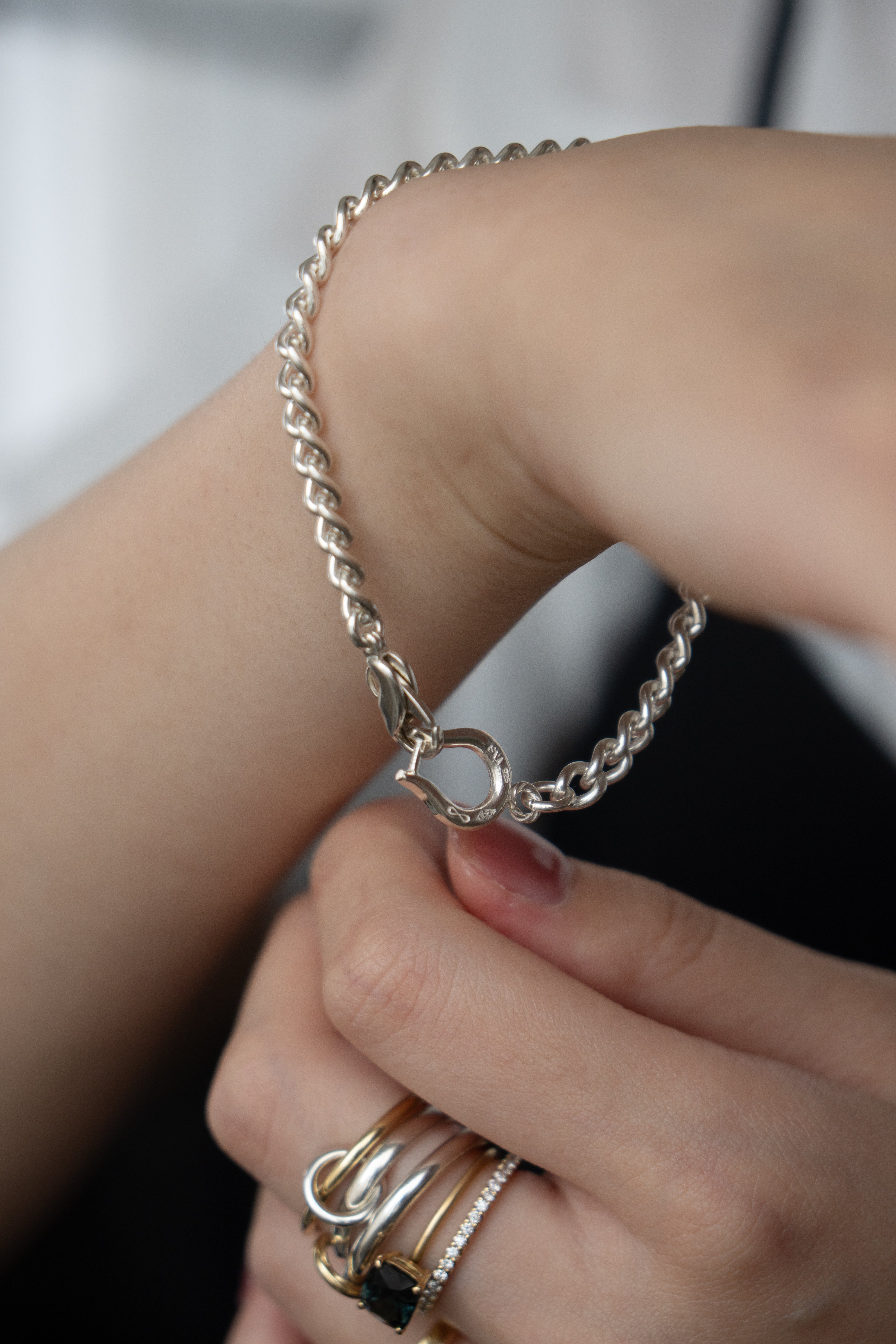 WAKAN SILVER SMITH ワカンシルバースミス Horse Shoe Gourmette