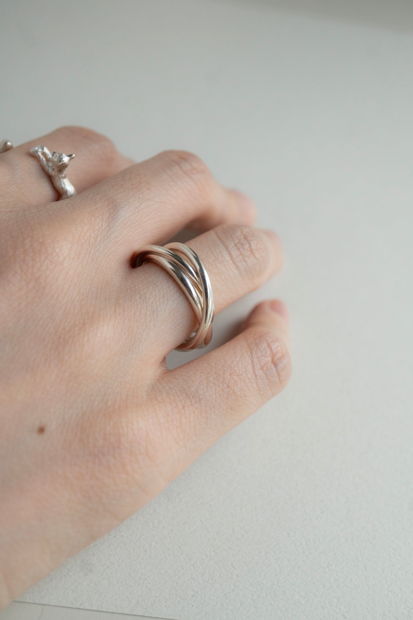 simmon Three Ring Silver