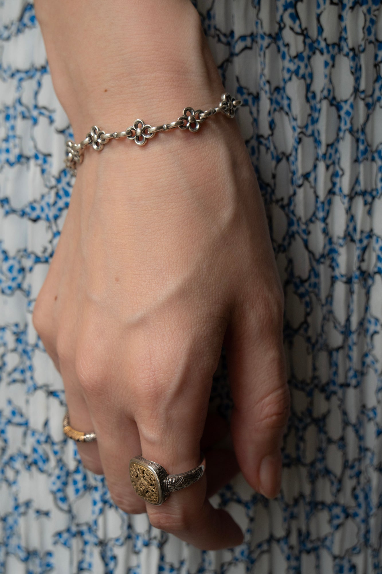 Gerochristo The Flower Chain Bracelet ジェロクリスト フラワー