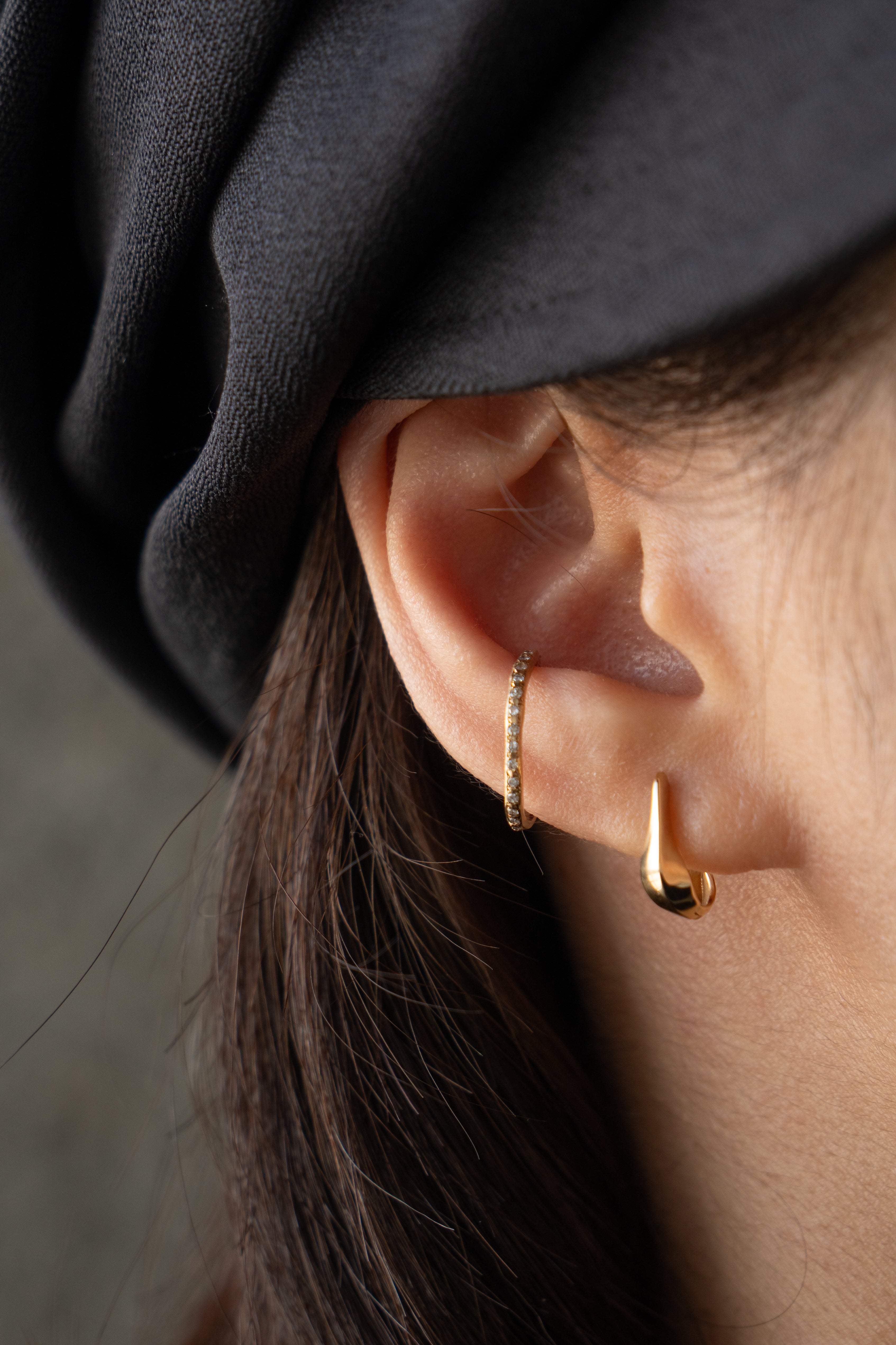 MONAKA jewellery Hibiki Diamond Ear Cuff モナカジュエリー
