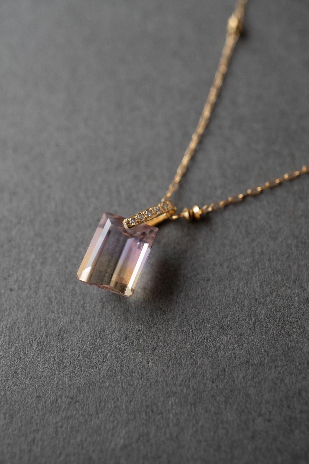 MONAKA jewellery Hibiki Ametrine Pendant Charm Top /K18