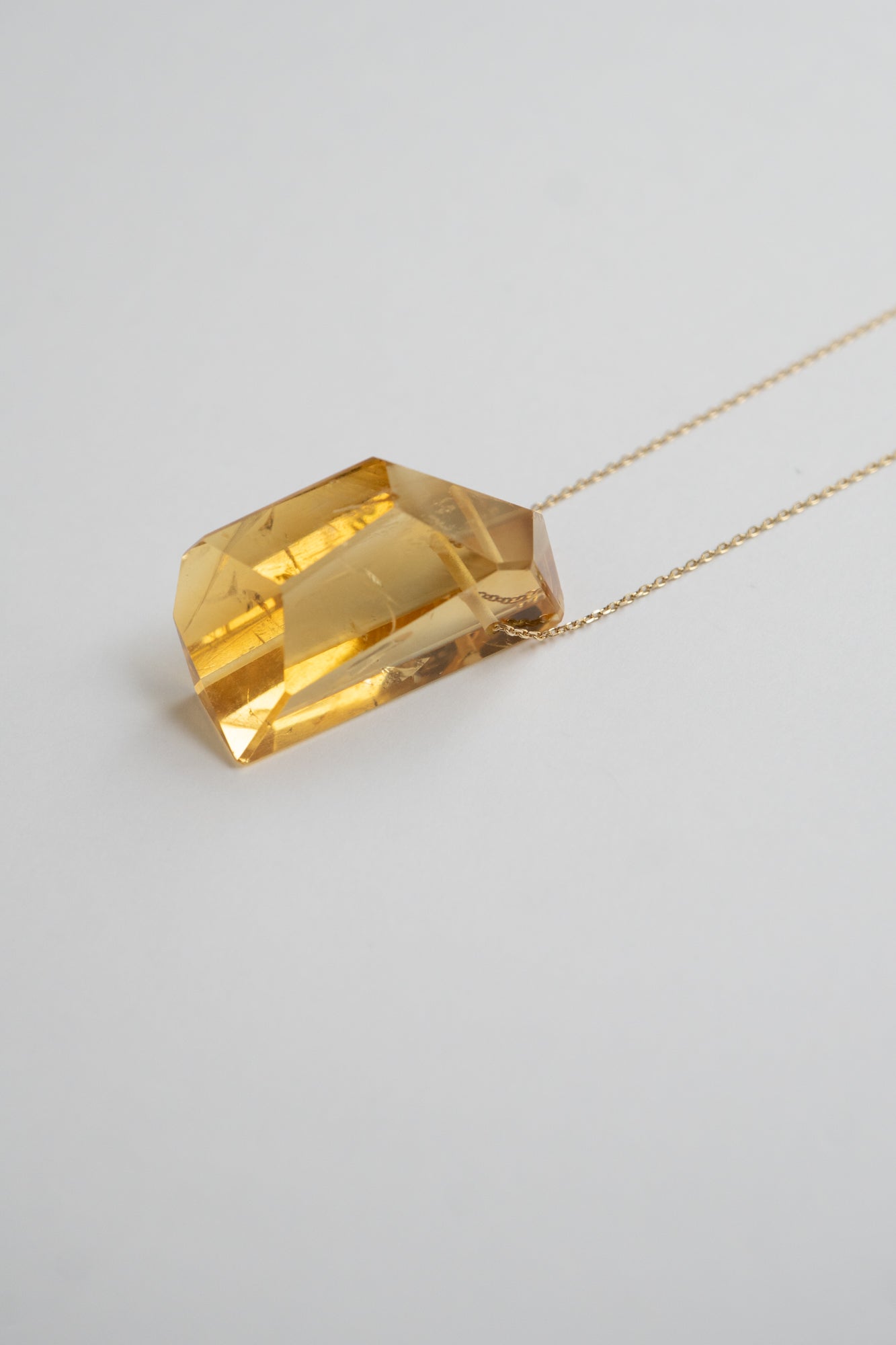 MONAKAjewellery Citrine Rock Necklace /K10