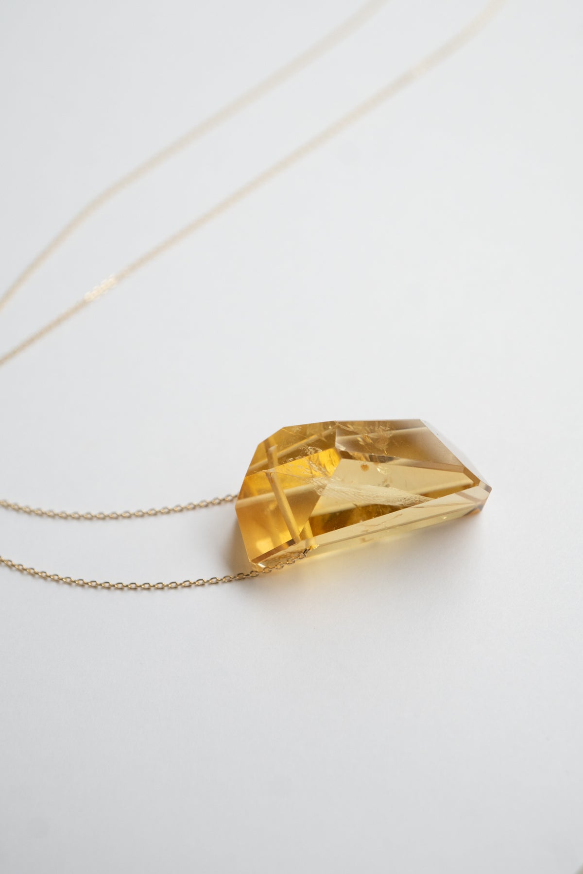 MONAKAjewellery Citrine Rock Necklace /K10
