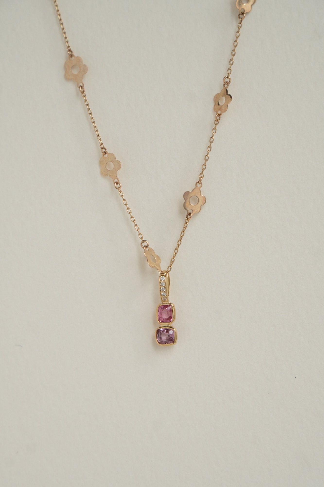 bohem ボヘム Tiny Charm Top Pink Spinel スピネルペンダントトップ /K18