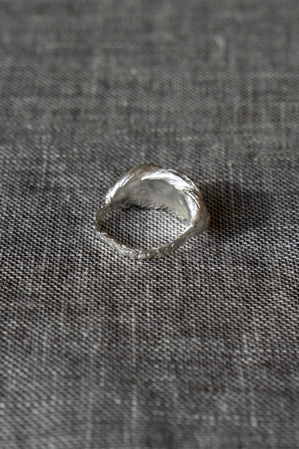 bohem Braid Collection Big Ring /Silver