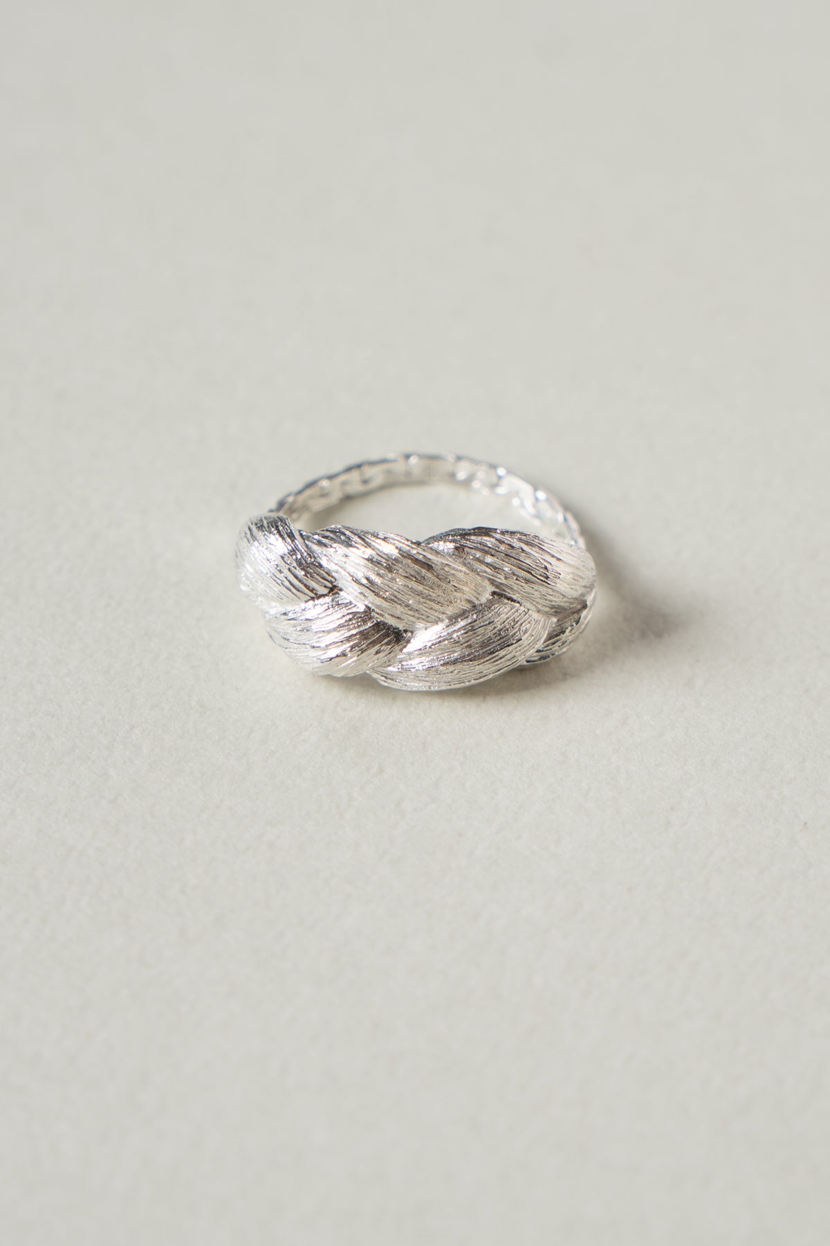 bohem Braid Collection Big Ring /Silver