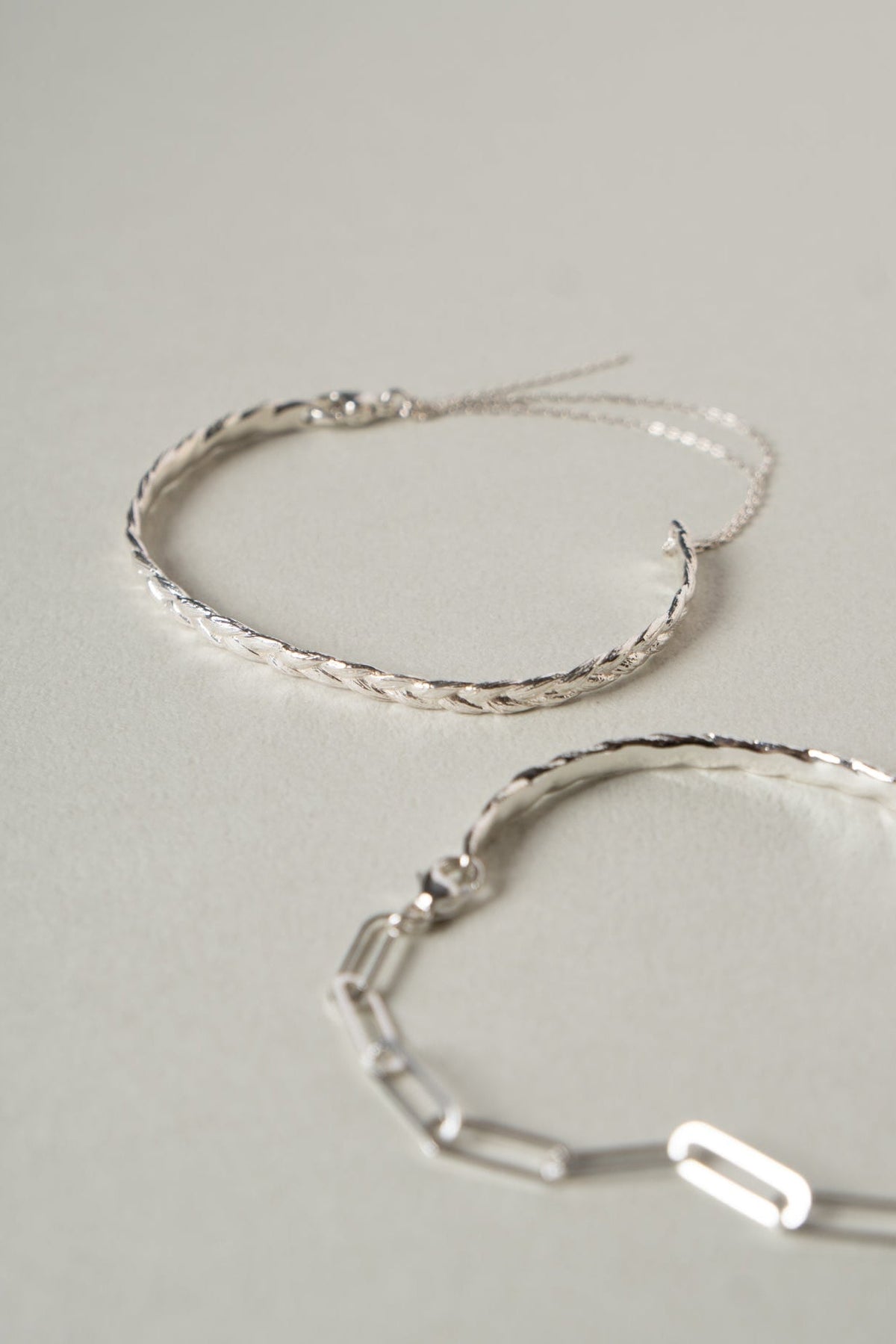 bohem Braid collection Bracelet /Silver