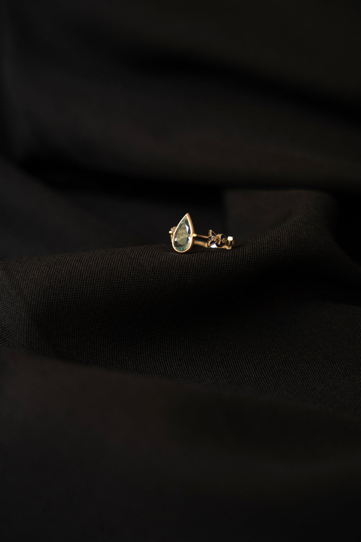 bohem Crown collection Green Beryl Ring /K10