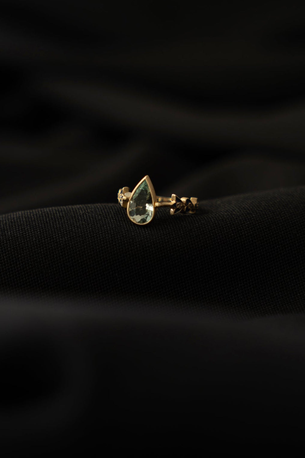 bohem Crown collection Green Beryl Ring /K10