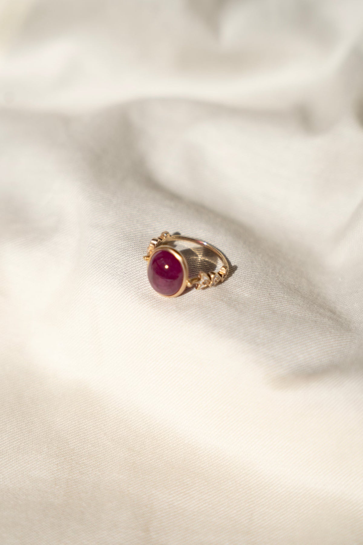 Bohem Crown Collection Ruby Ring / K10