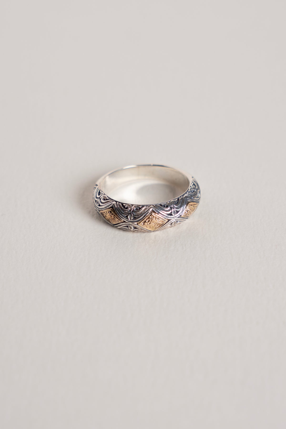 GEROCHRISTO Aretousa Ring /Silver&K18