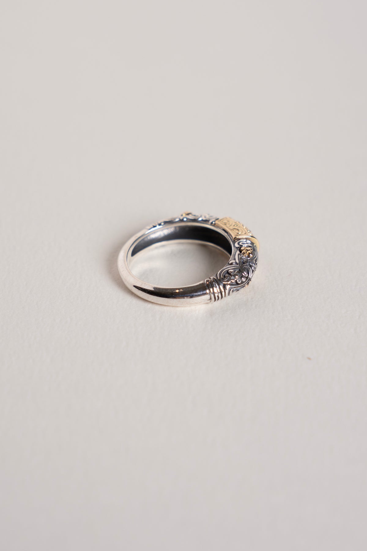 GEROCHRISTO Eden's Garden Ring Brown Diamond /Silver&K18