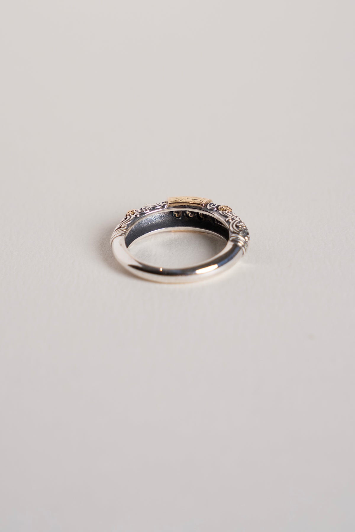 GEROCHRISTO Eden's Garden Ring Brown Diamond /Silver&K18