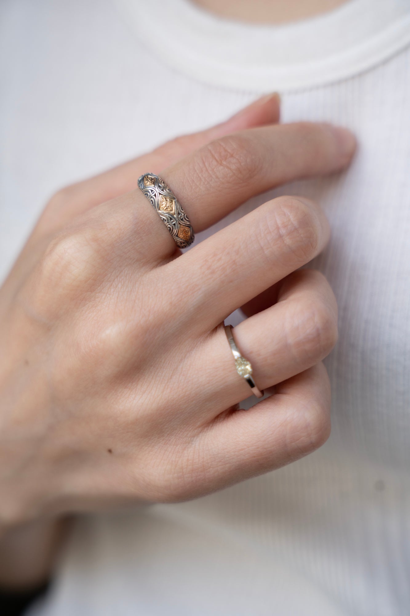 GEROCHRISTO ジェロクリスト Aretousa Ring /Silver&K18