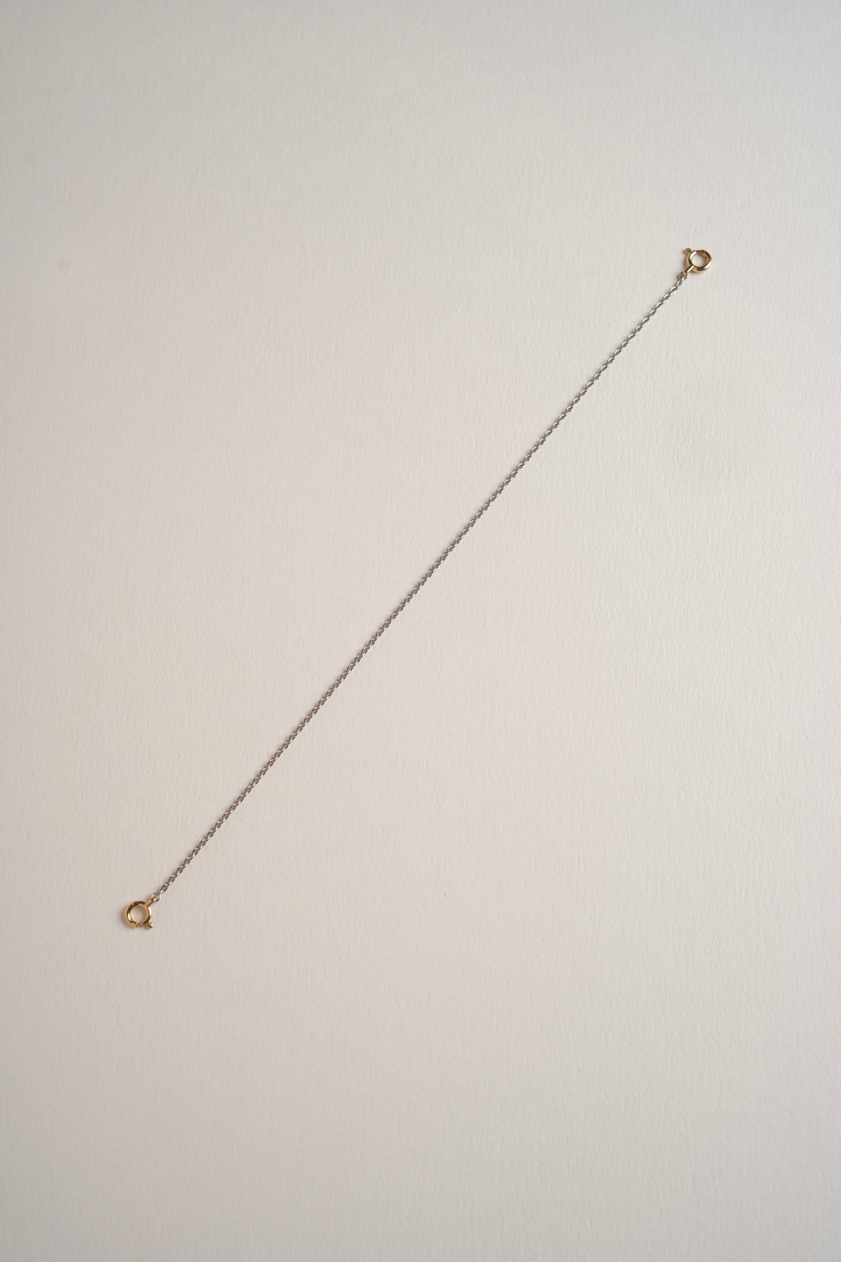 Seta Oval Chain Bracelet /PT850&K18
