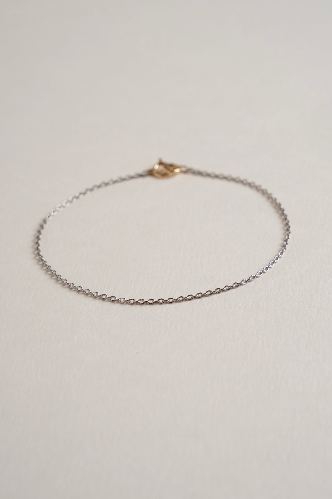 Seta セータ Oval Chain Bracelet プラチナチェーンブレスレット