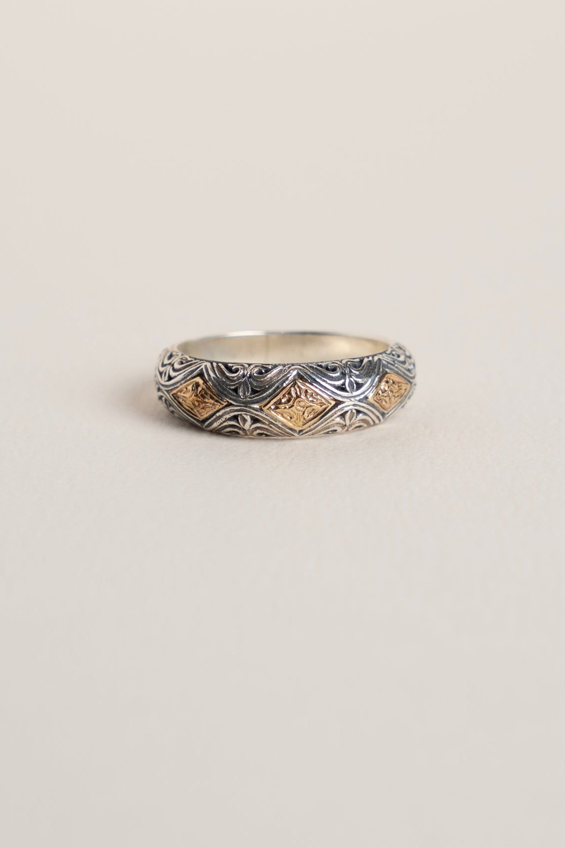 GEROCHRISTO ジェロクリスト Aretousa Ring /Silver&K18