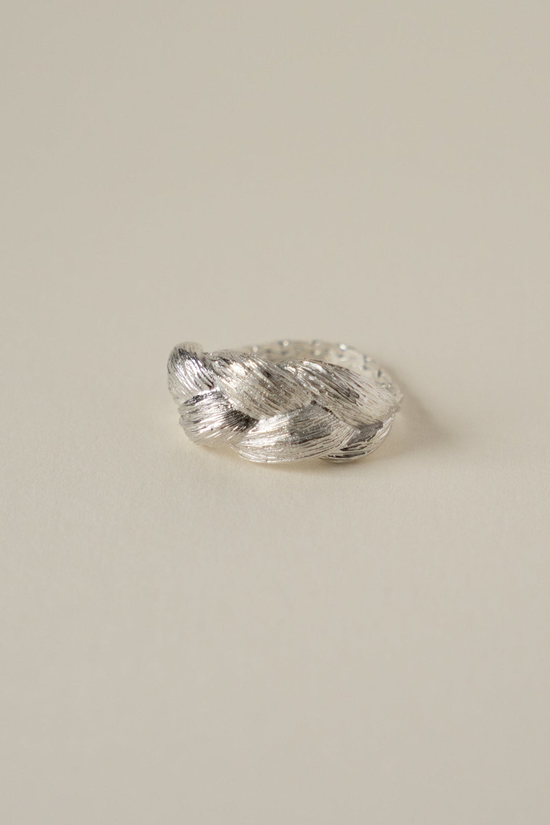 bohem Braid Collection Big Ring /Silver