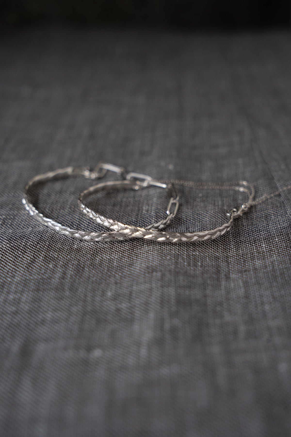 bohem Braid collection Bracelet /Silver
