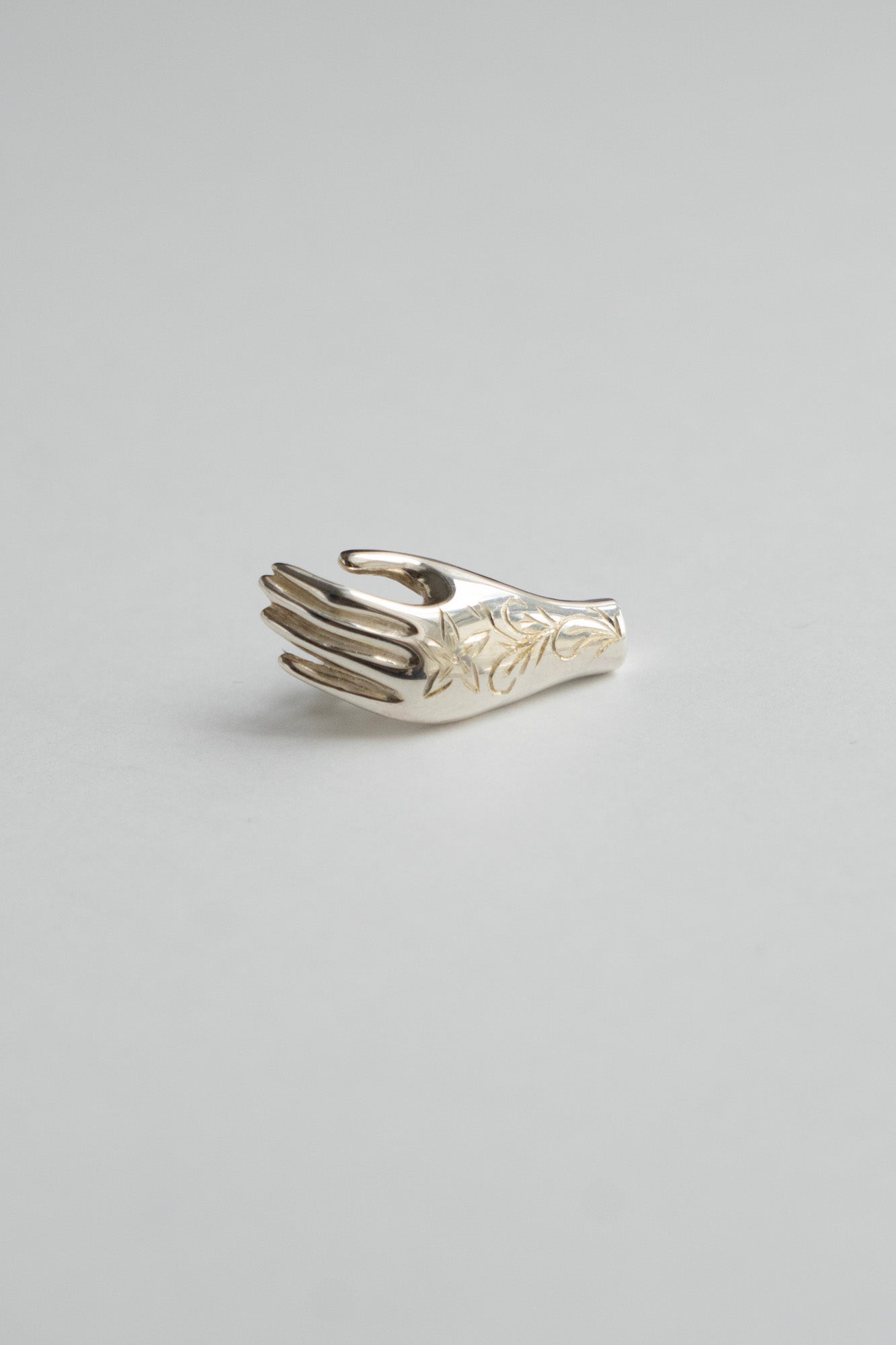 PALA FIGA Hand Pierce Tattoo /Silver