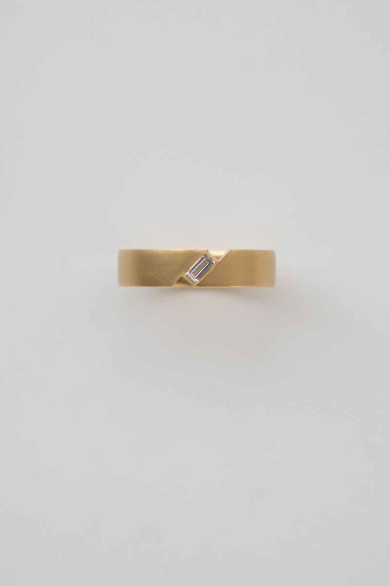 ALLIS Baguette Diamond Ring /K18