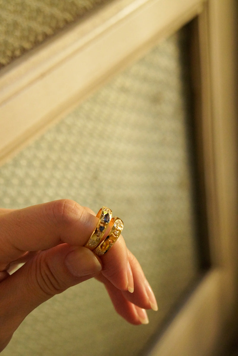 MILA OMI AMAUNET BABA RING Yellow Sapphire /K10 /K18