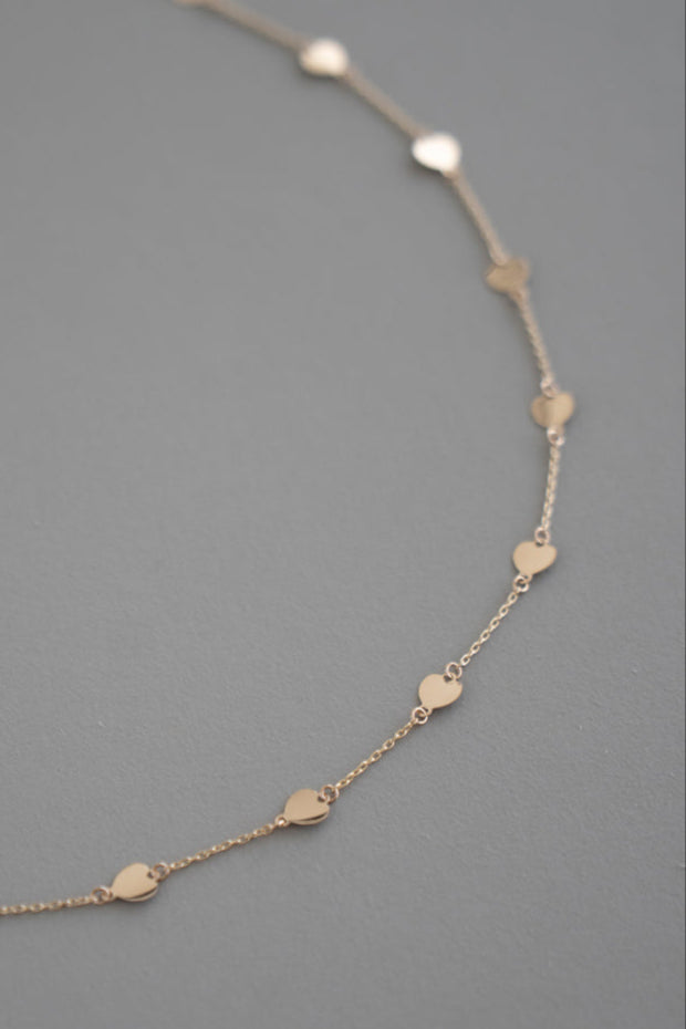 bohem Loop×Loop Heart Necklace A /K10