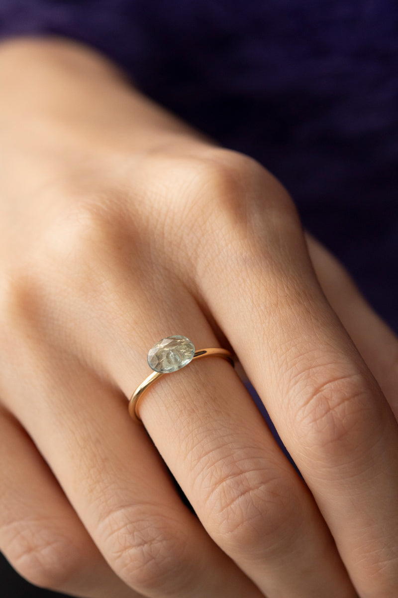 patchouli special order bohem loose stone kyanite ring /K10