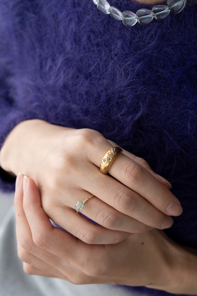 patchouli special order bohem loose stone kyanite ring /K10