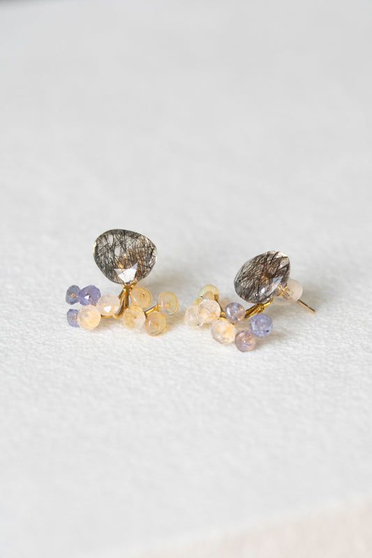 bohem fairy earrings ピアスサンゴ