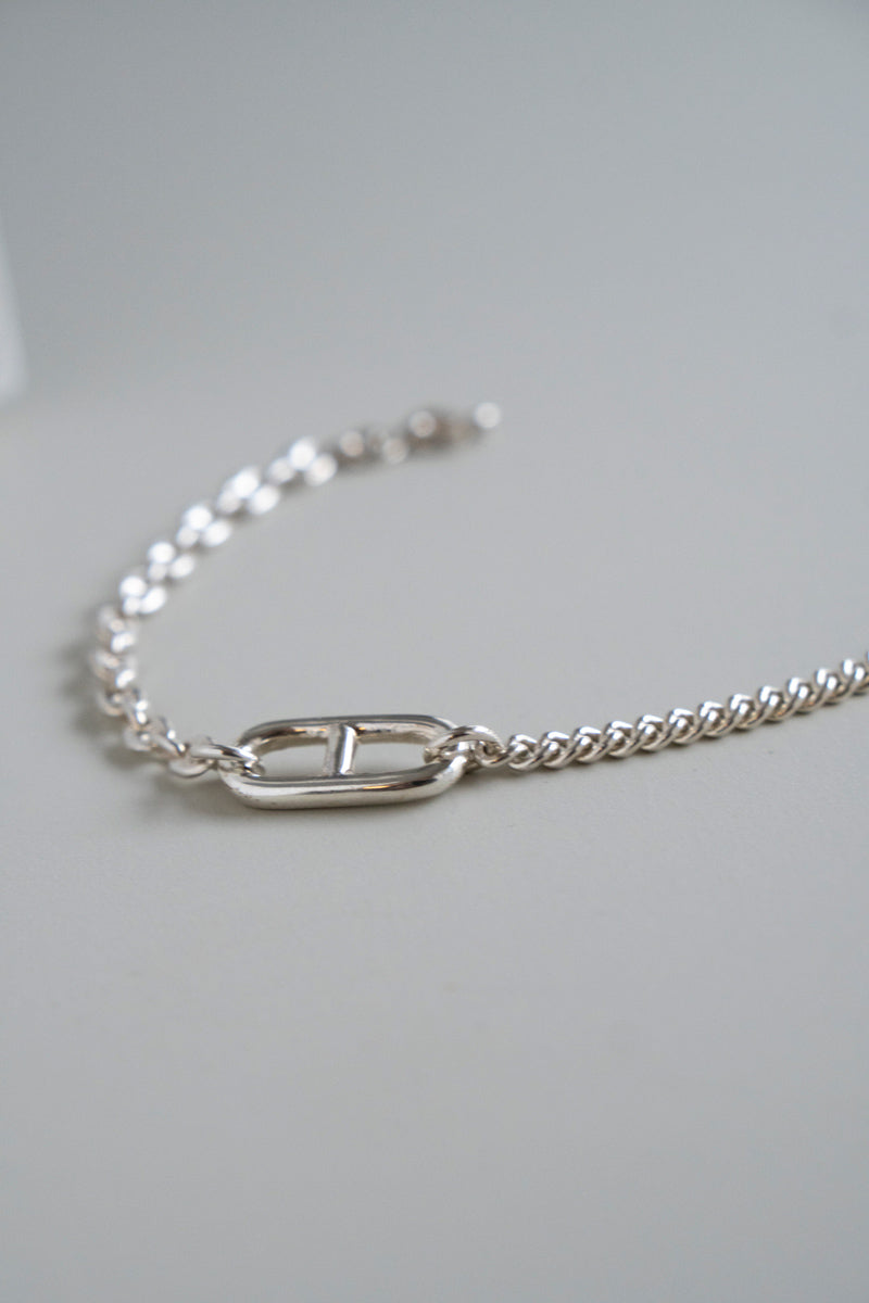 POLYTERON chain bracelet /Silver