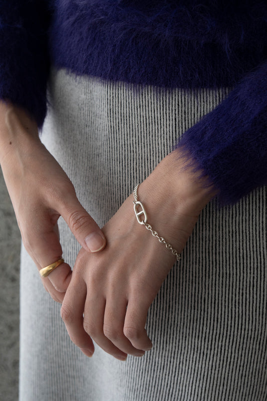 POLYTERON chain bracelet /Silver