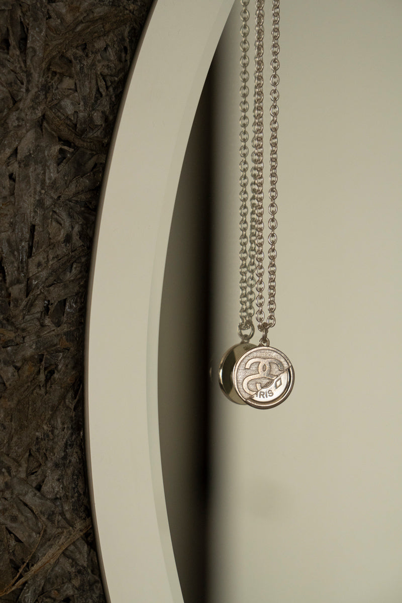 POLYTERON Coin necklace 400 /Silver